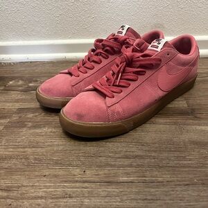 Nike Pink Suede Sneakers